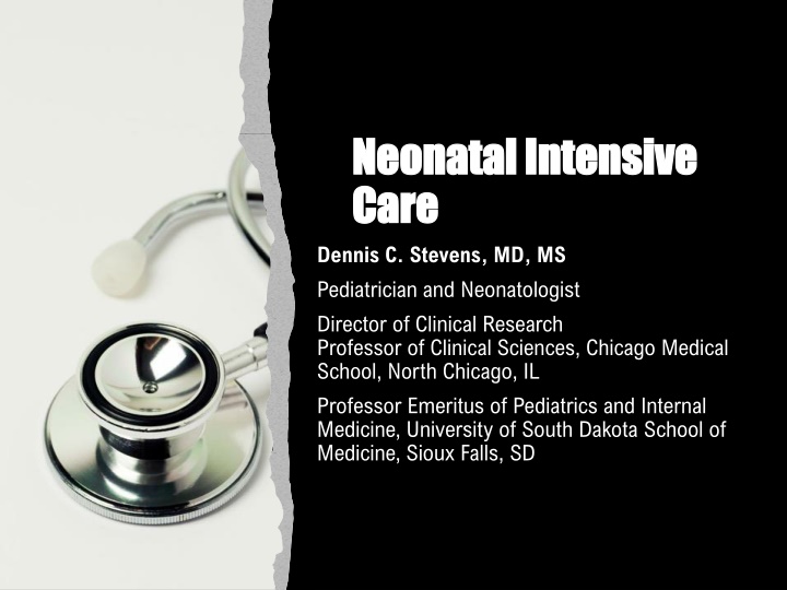 neonatal intensive neonatal intensive care care