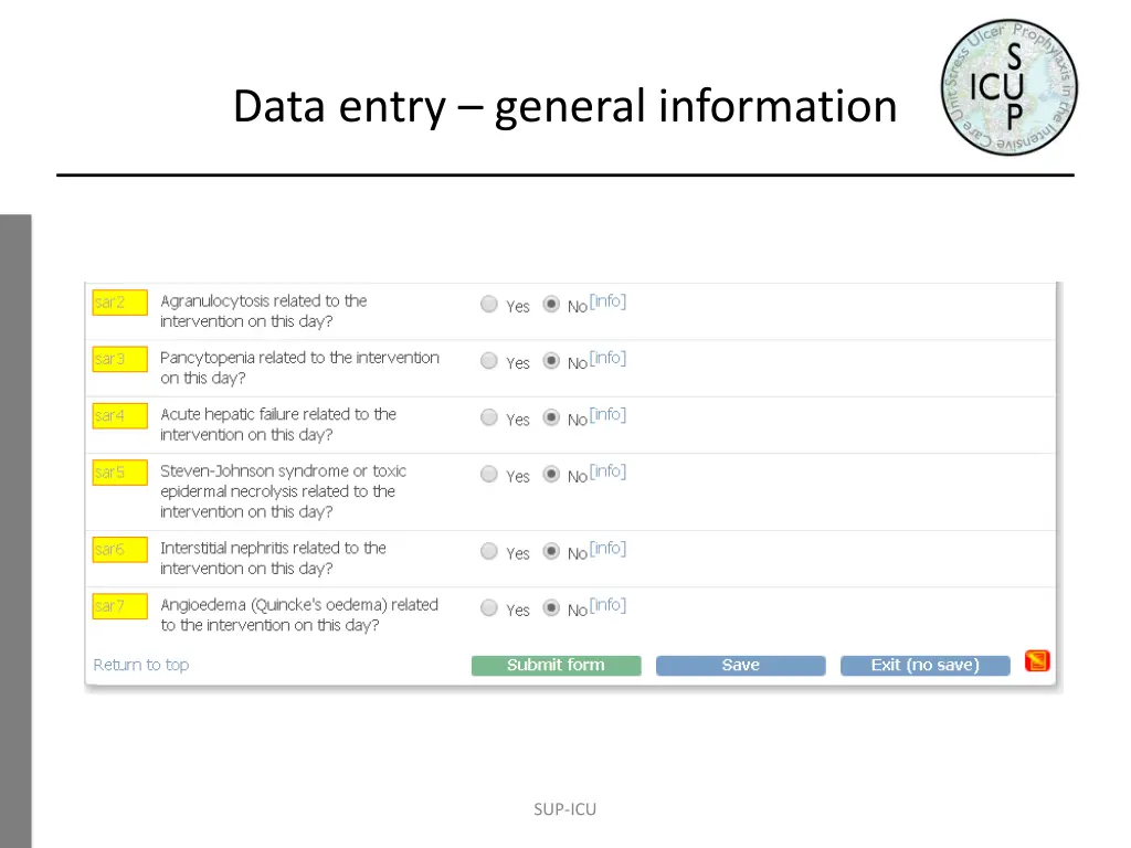 data entry general information 2