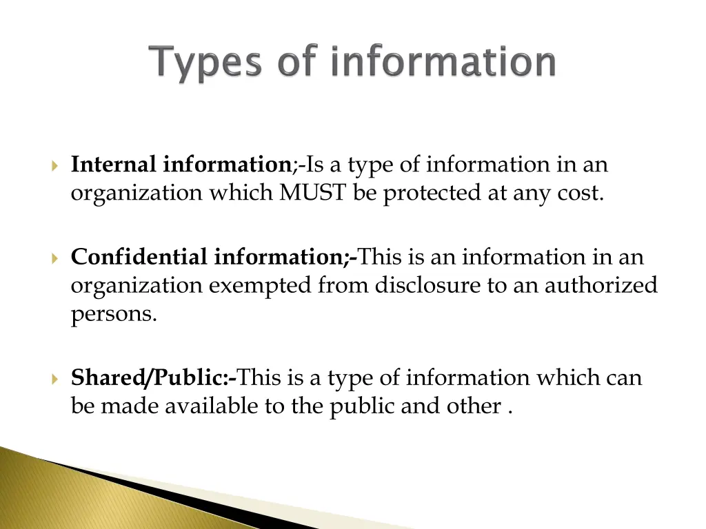 internal information is a type of information