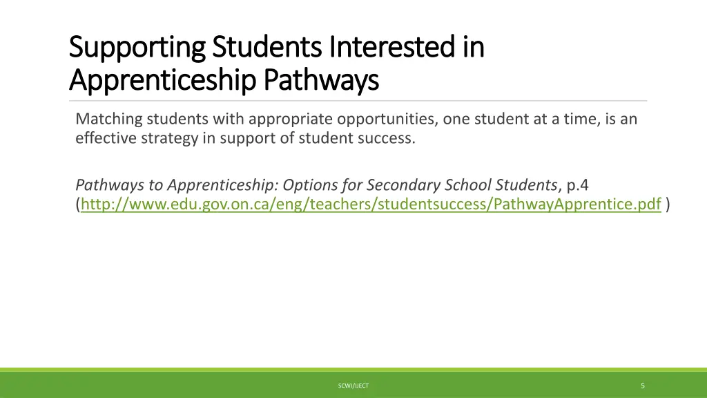 supporting students interested in supporting 1