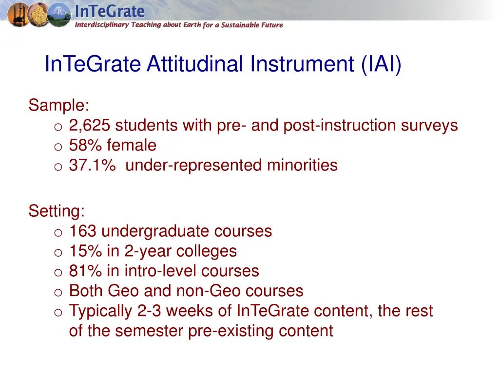 integrate attitudinal instrument iai 1