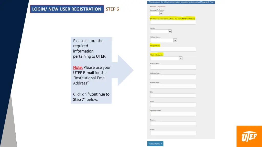 login new user registration 4