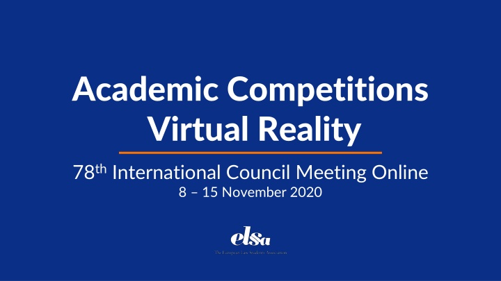 academic competitions virtual reality