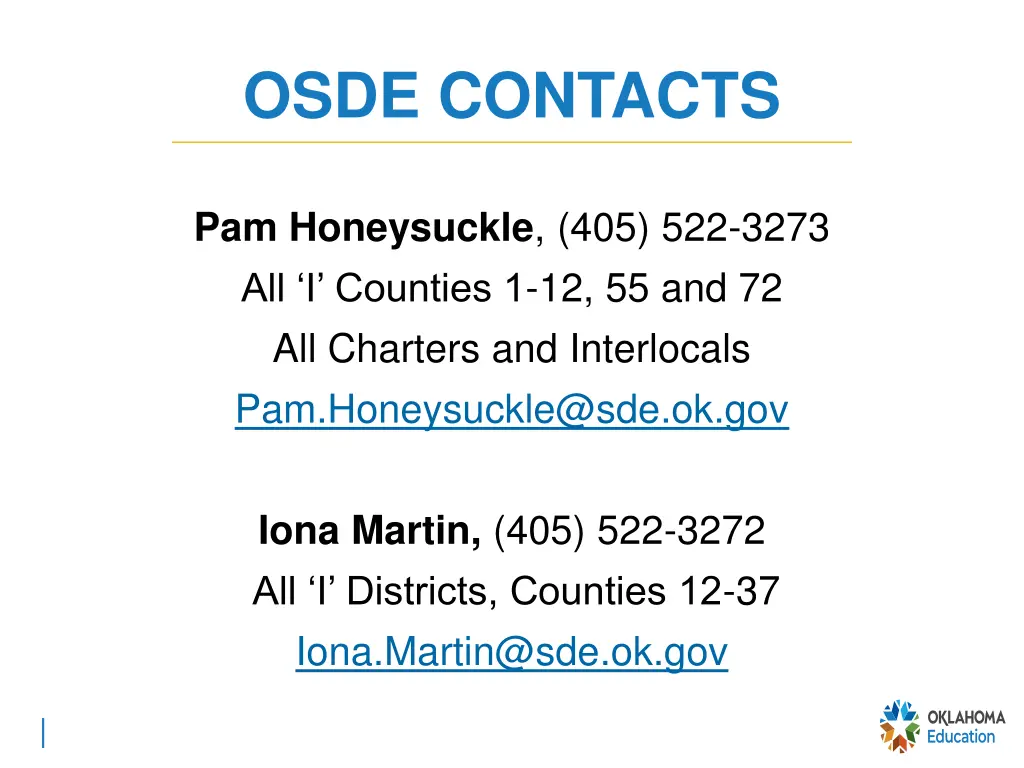 osde contacts 1