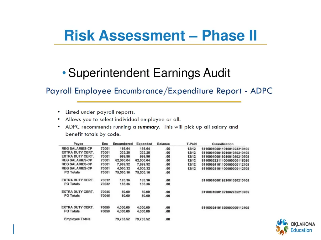 risk assessment phase ii 3