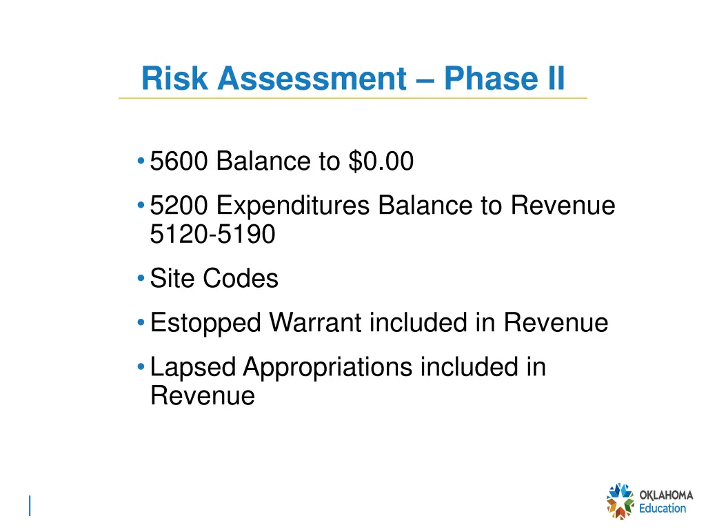 risk assessment phase ii 7