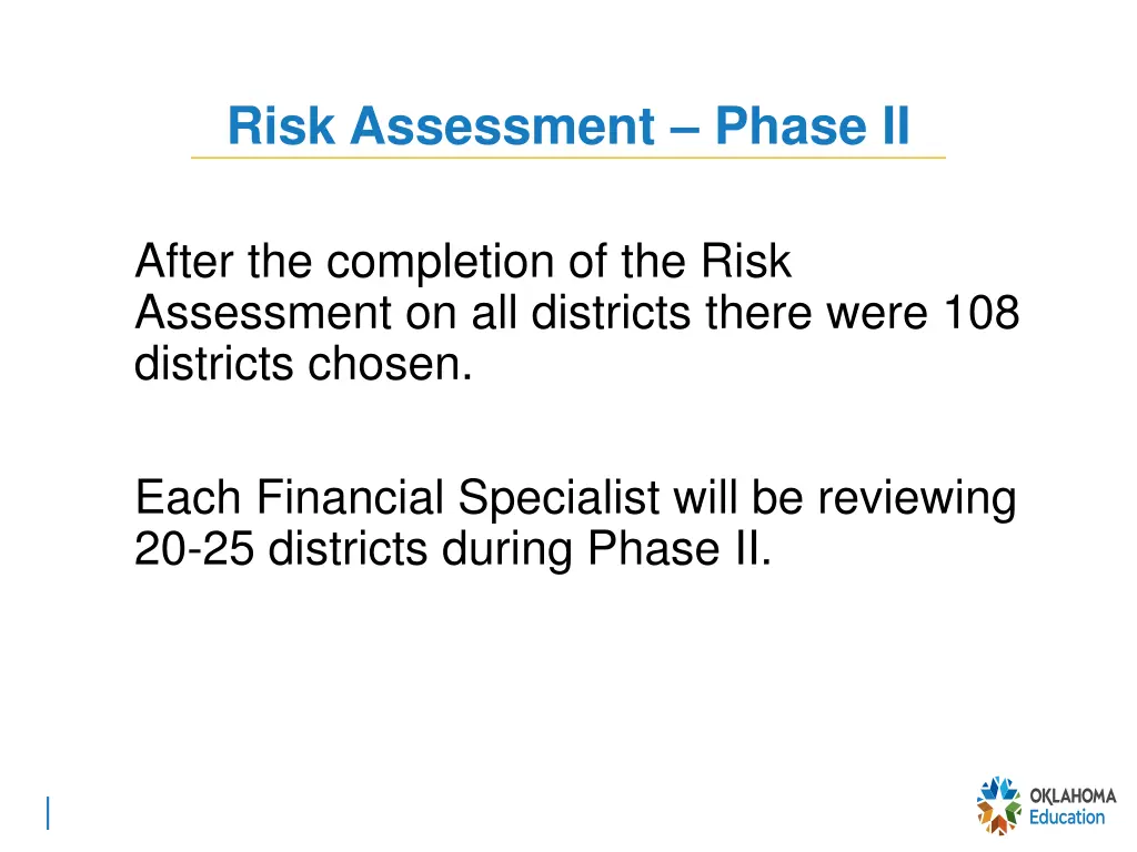 risk assessment phase ii