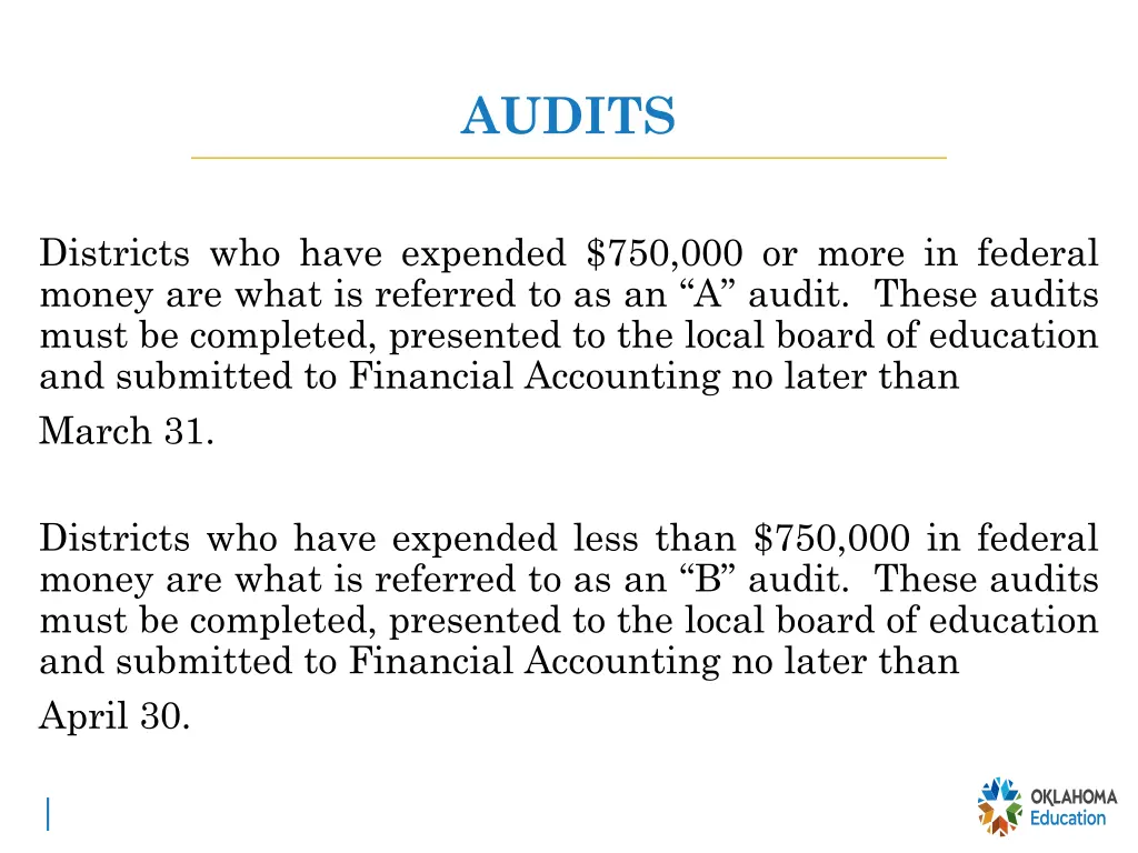 audits 2