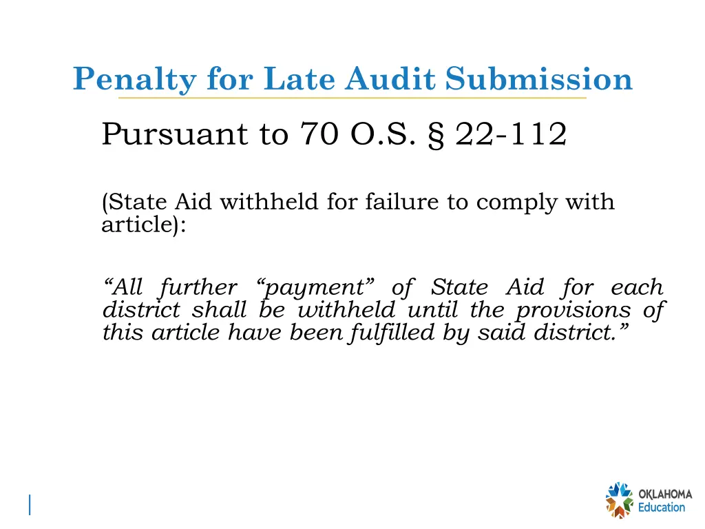 penalty for late audit submission