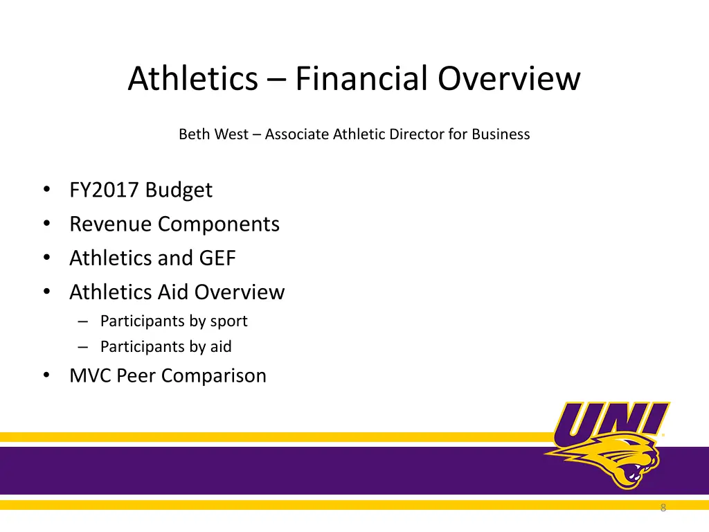 athletics financial overview