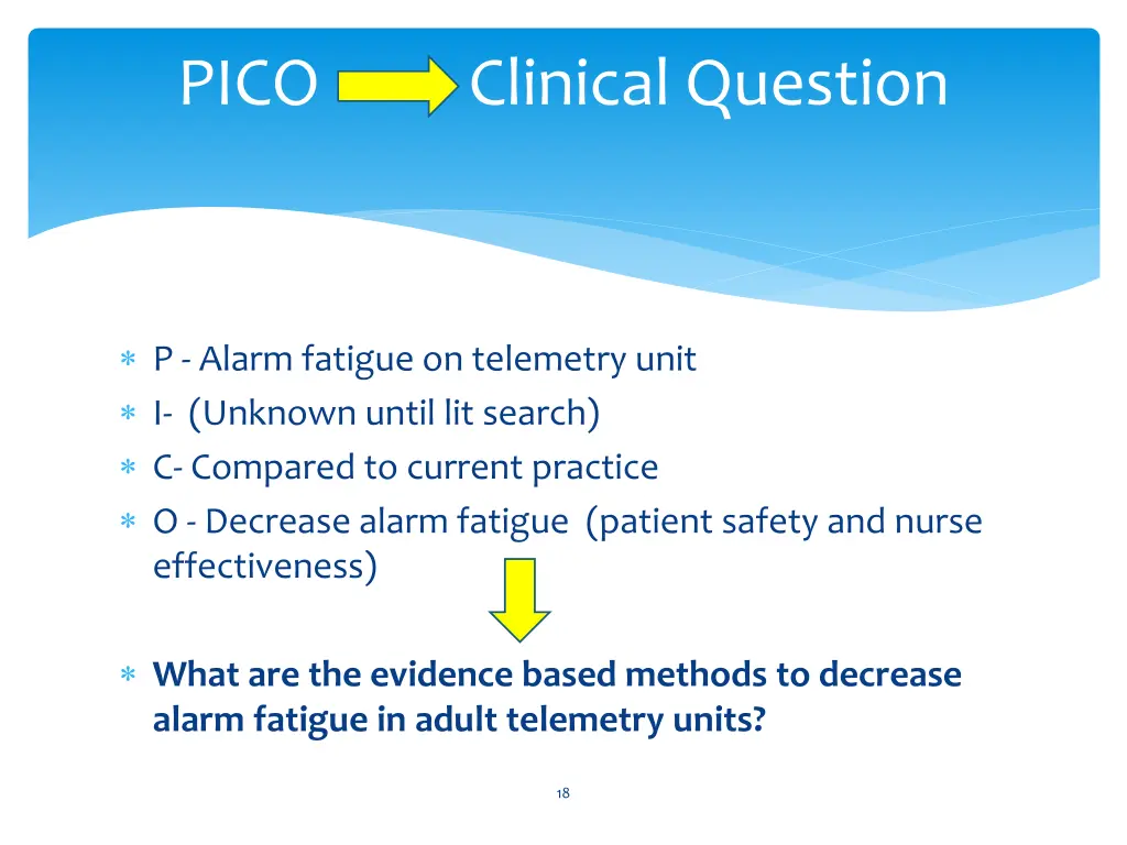 pico clinical question 2