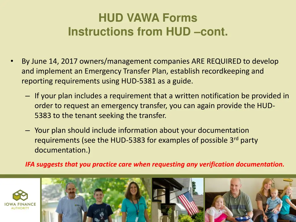 hud vawa forms instructions from hud cont