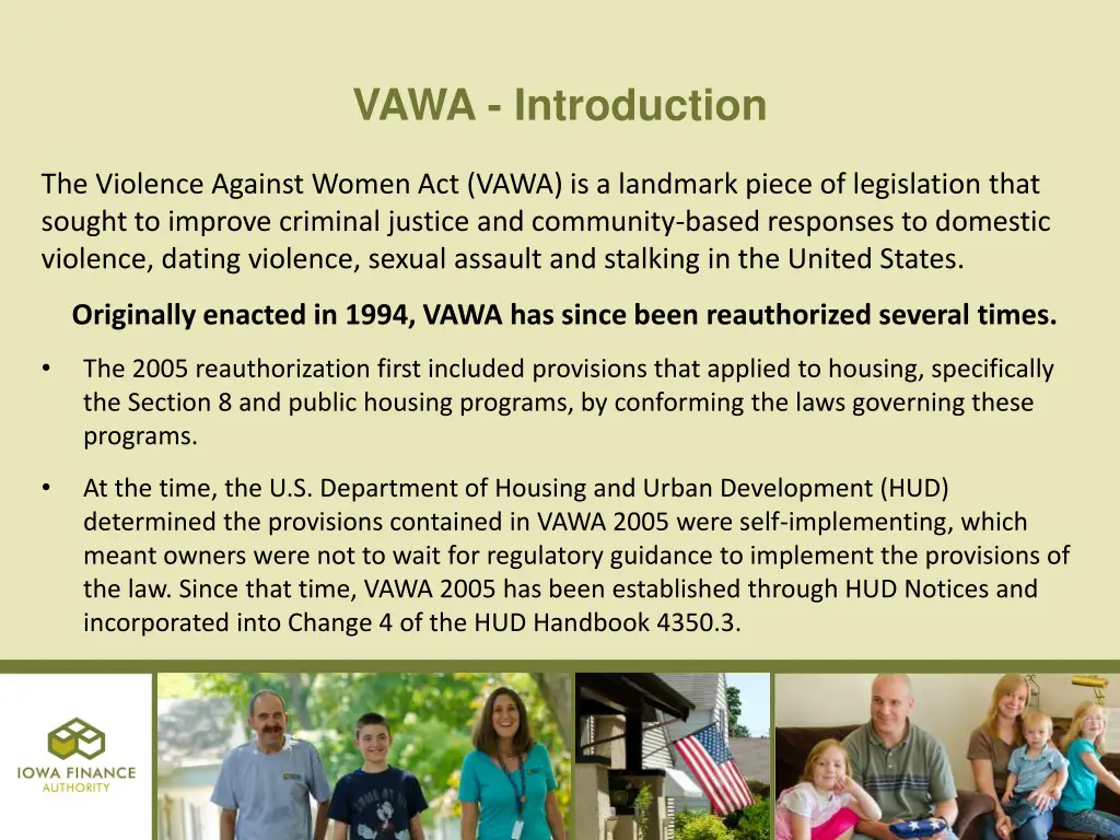 vawa introduction