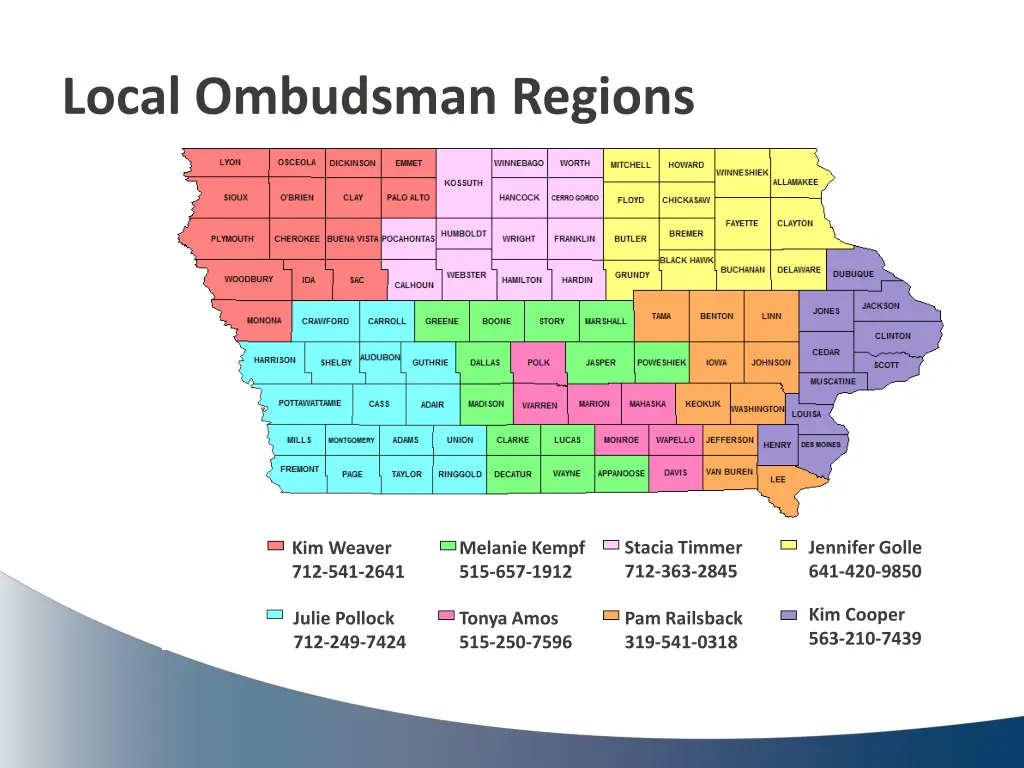 local ombudsman regions