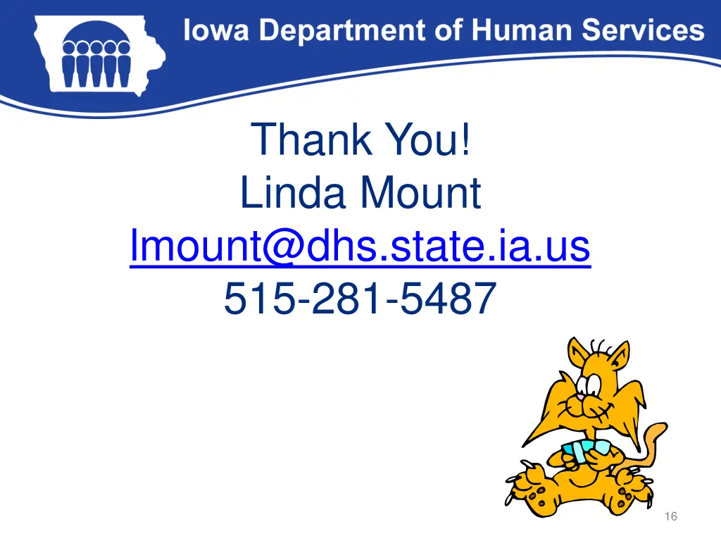 thank you linda mount lmount@dhs state