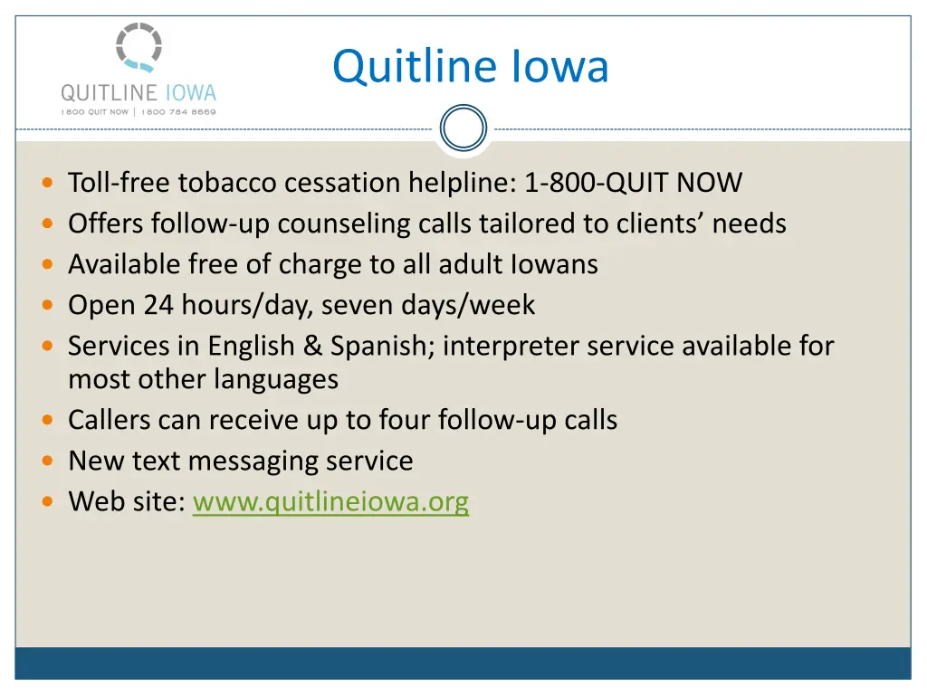 quitline iowa