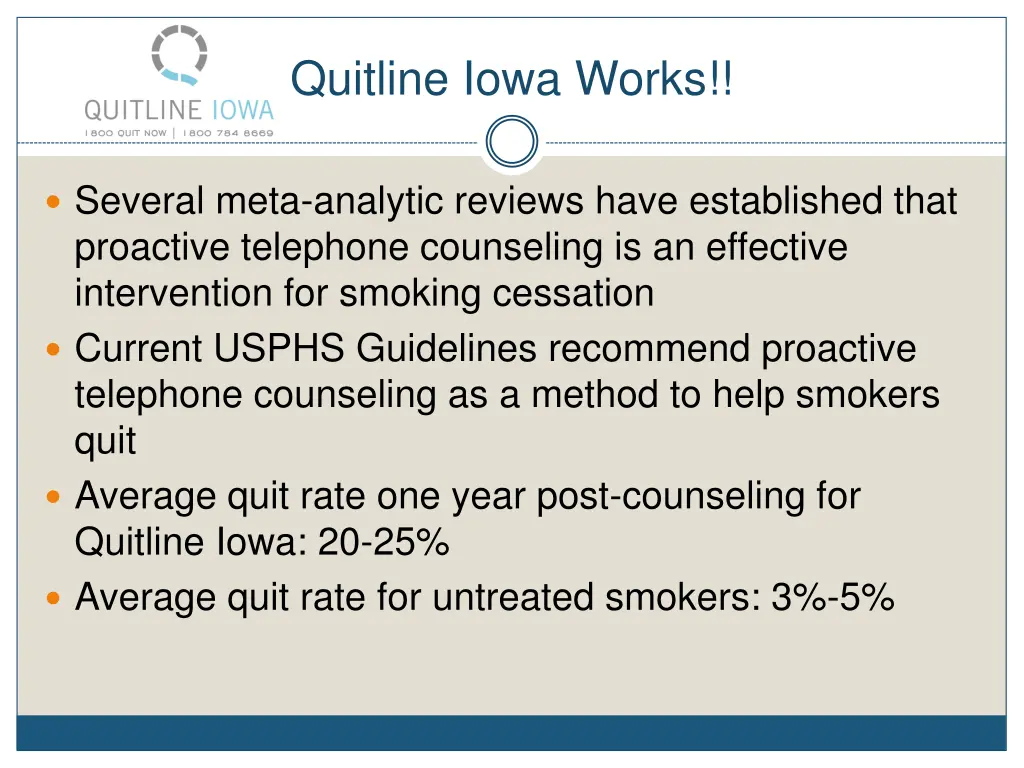 quitline iowa works