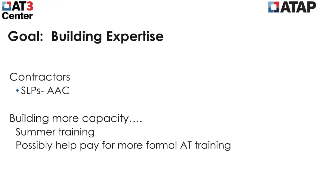 goal building expertise 1