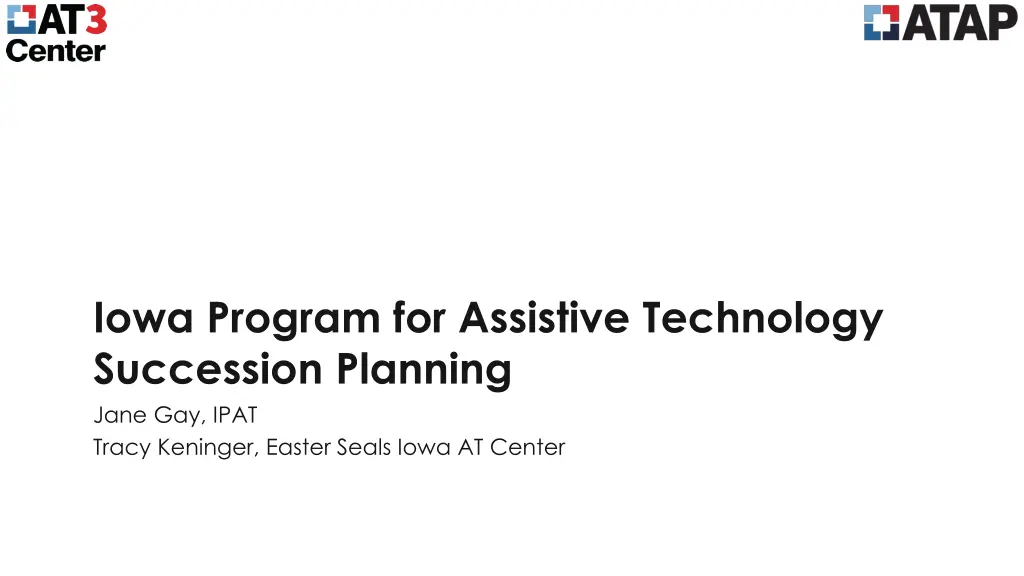 iowa program for assistive technology succession