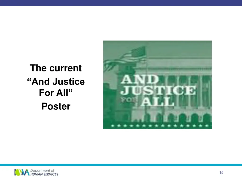 the current and justice for all poster