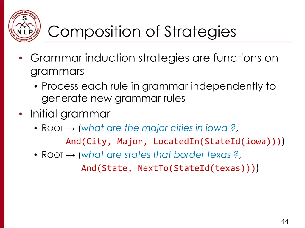 composition of strategies