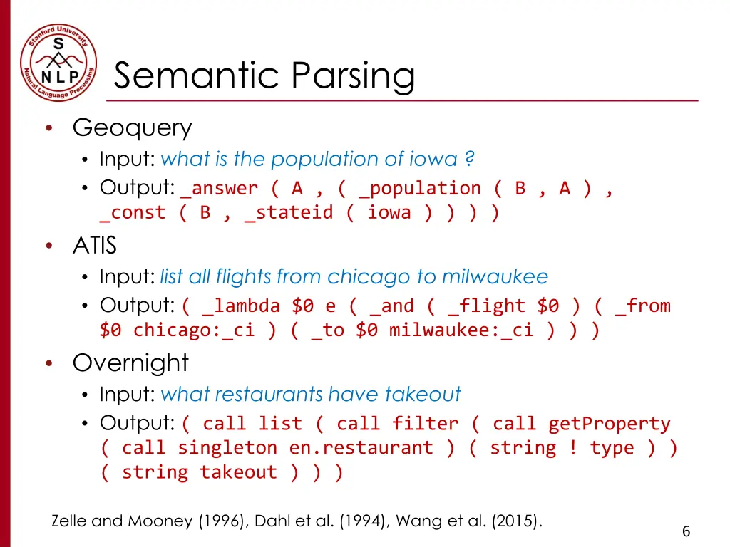 semantic parsing 2