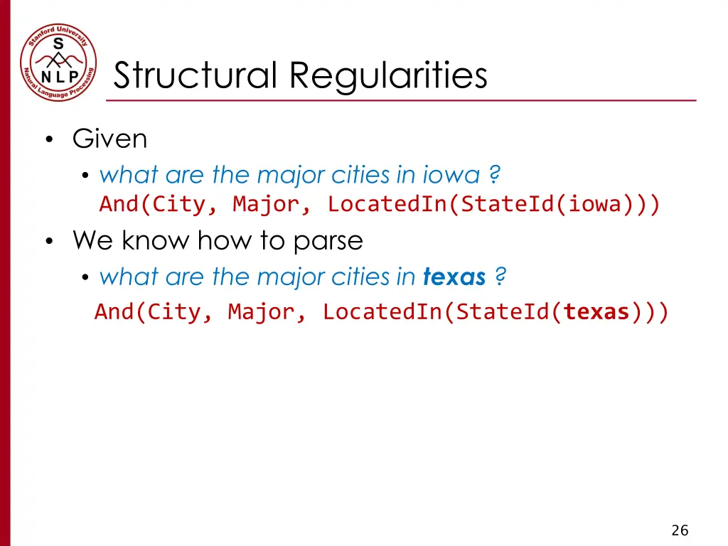 structural regularities