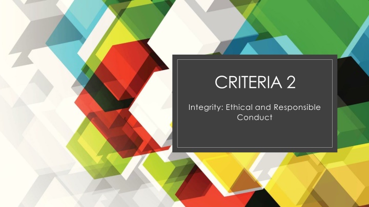 criteria 2