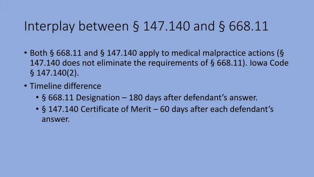 interplay between 147 140 and 668 11