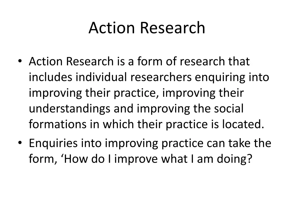 action research