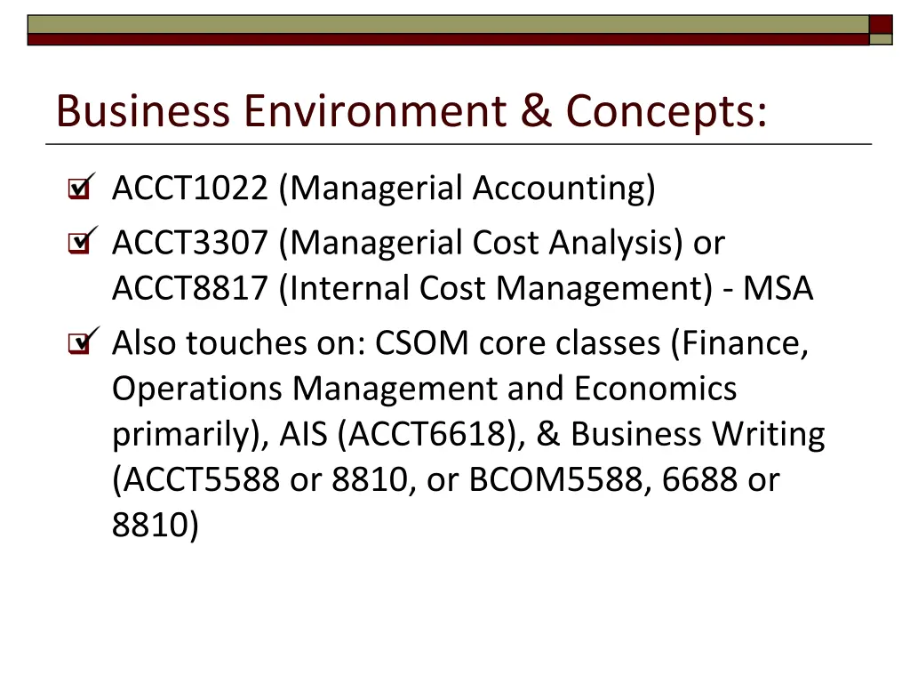 business environment concepts