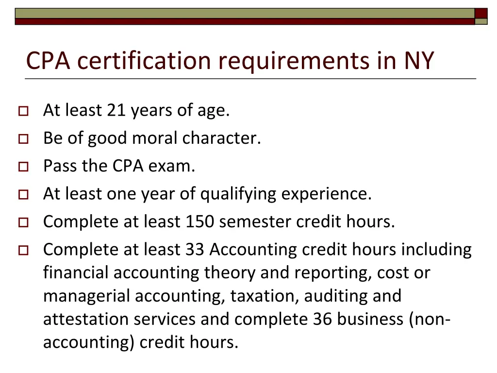 cpa certification requirements in ny