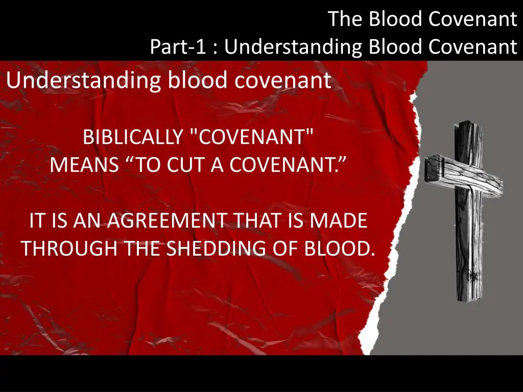 the blood covenant 18