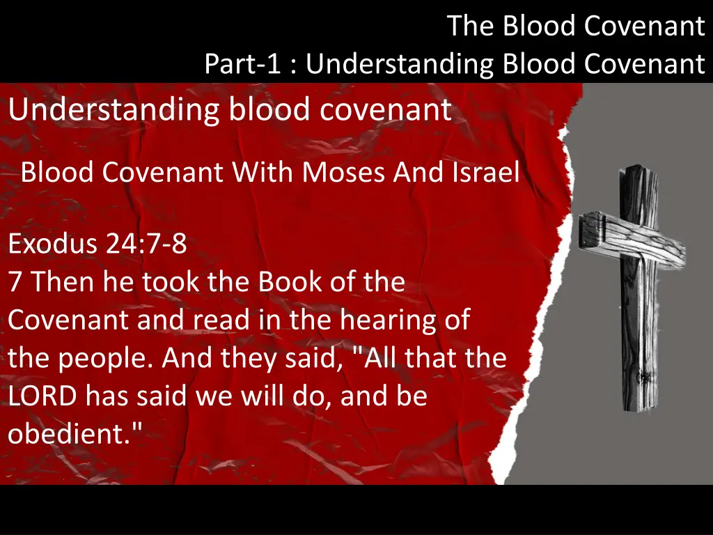 the blood covenant 21