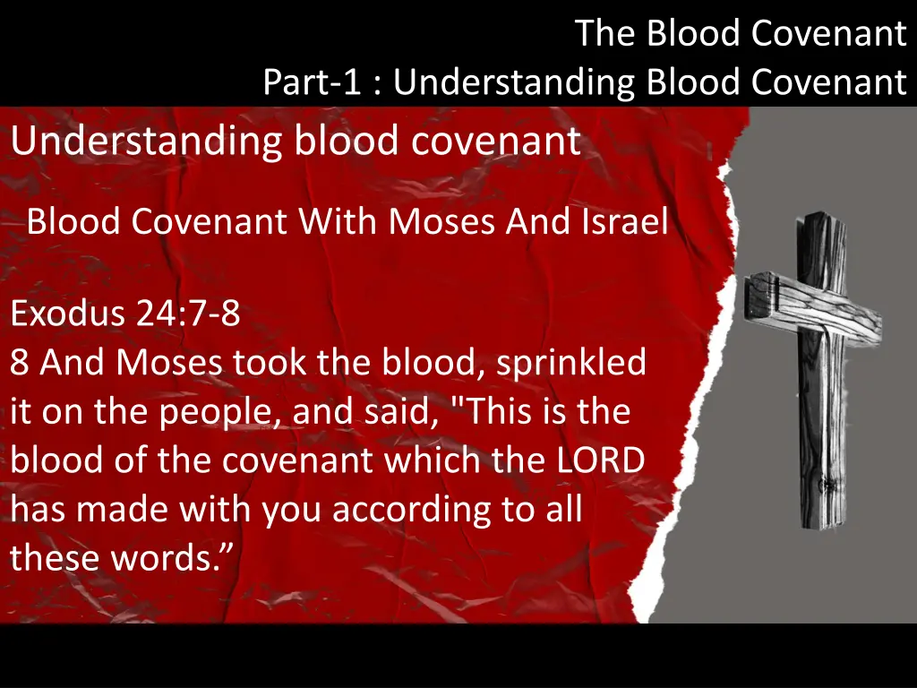 the blood covenant 22