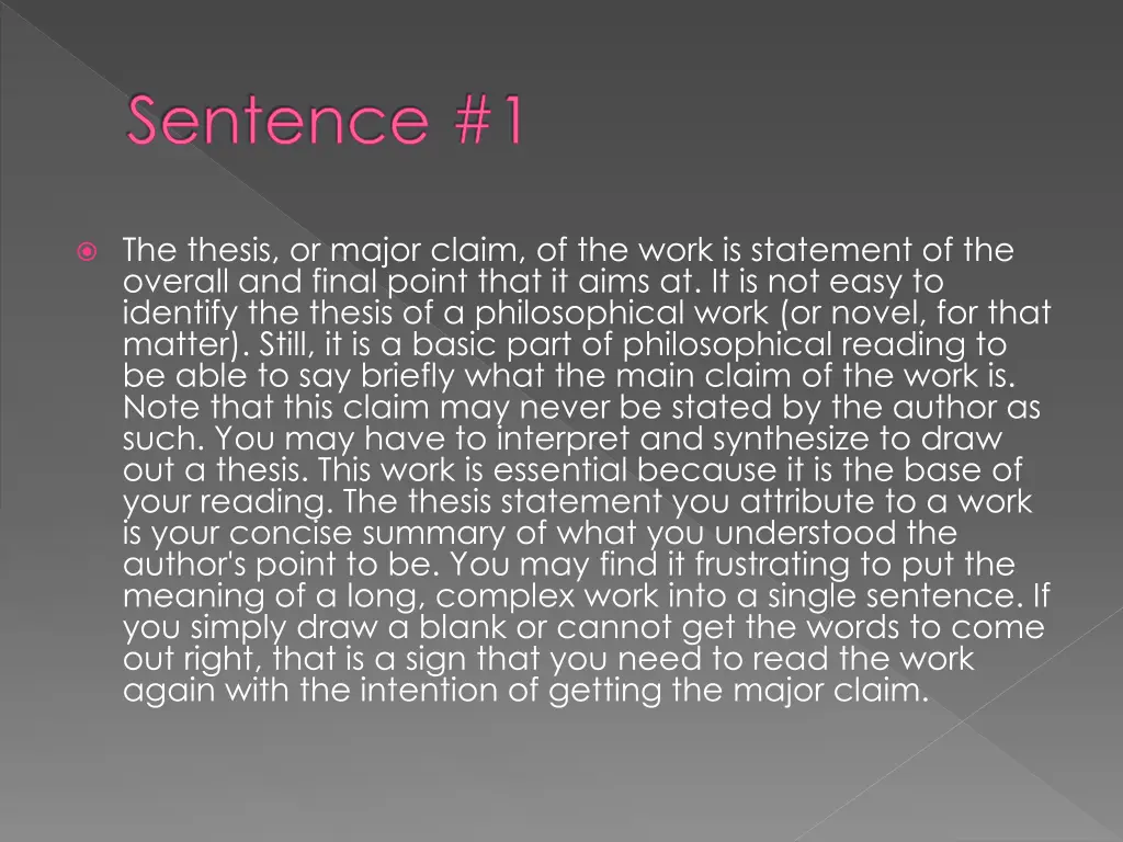 sentence 1