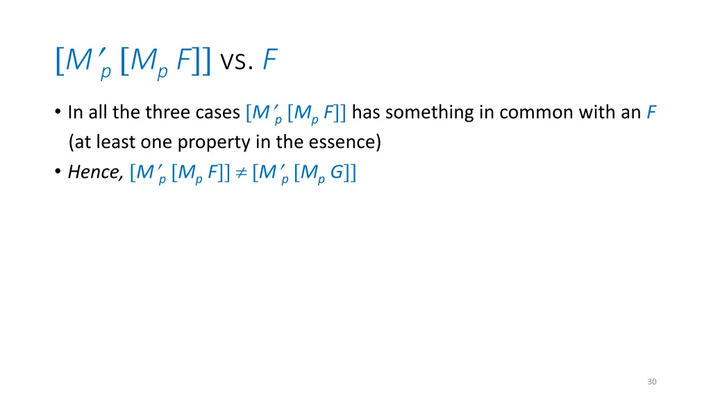 m p m p f vs f 1