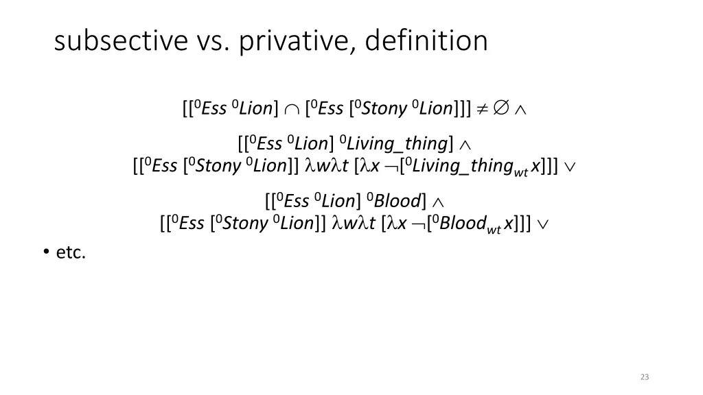 subsective vs privative definition 5