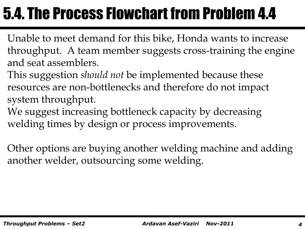 5 4 the process flowchart from problem 4 4 2