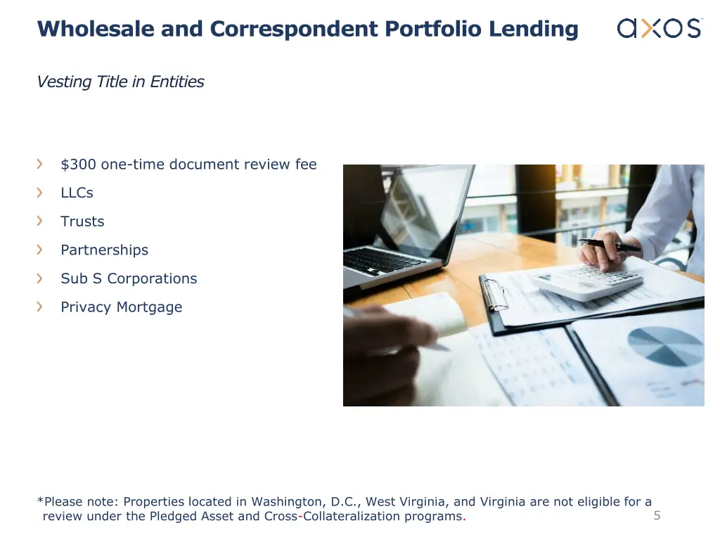 wholesale and correspondent portfolio lending 1