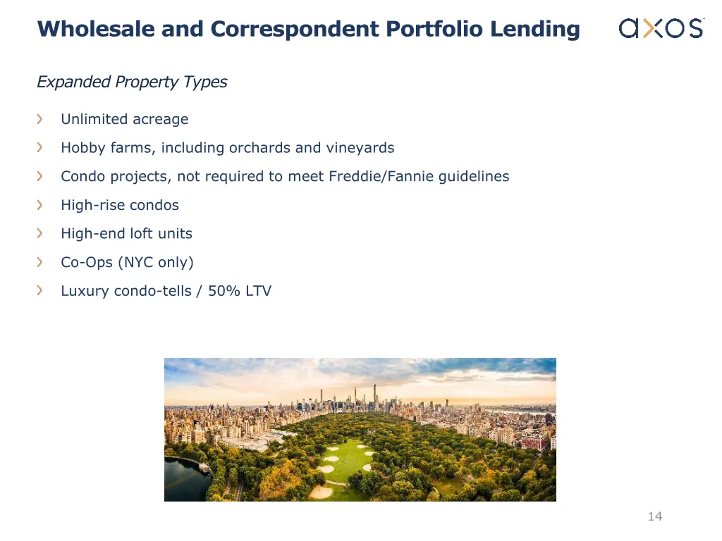 wholesale and correspondent portfolio lending 10