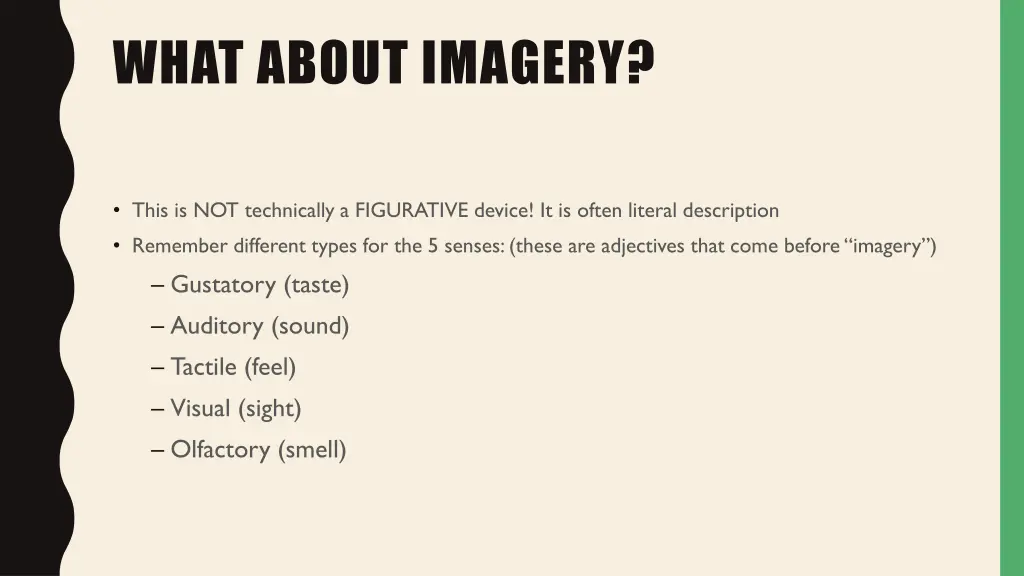 what about imagery