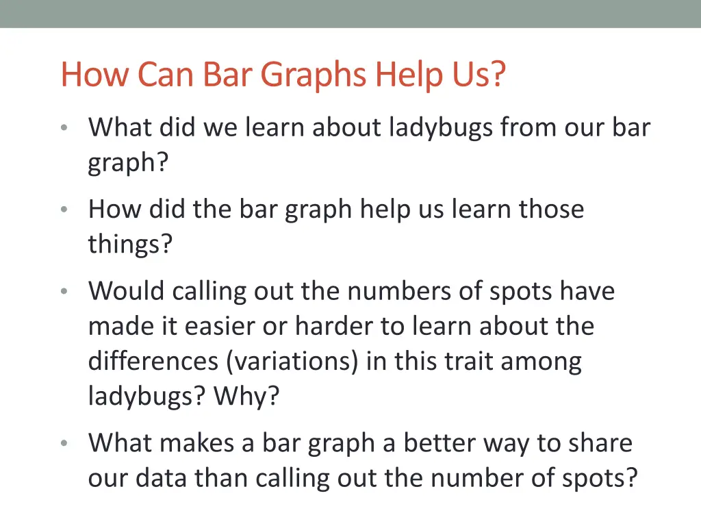 how can bar graphs help us