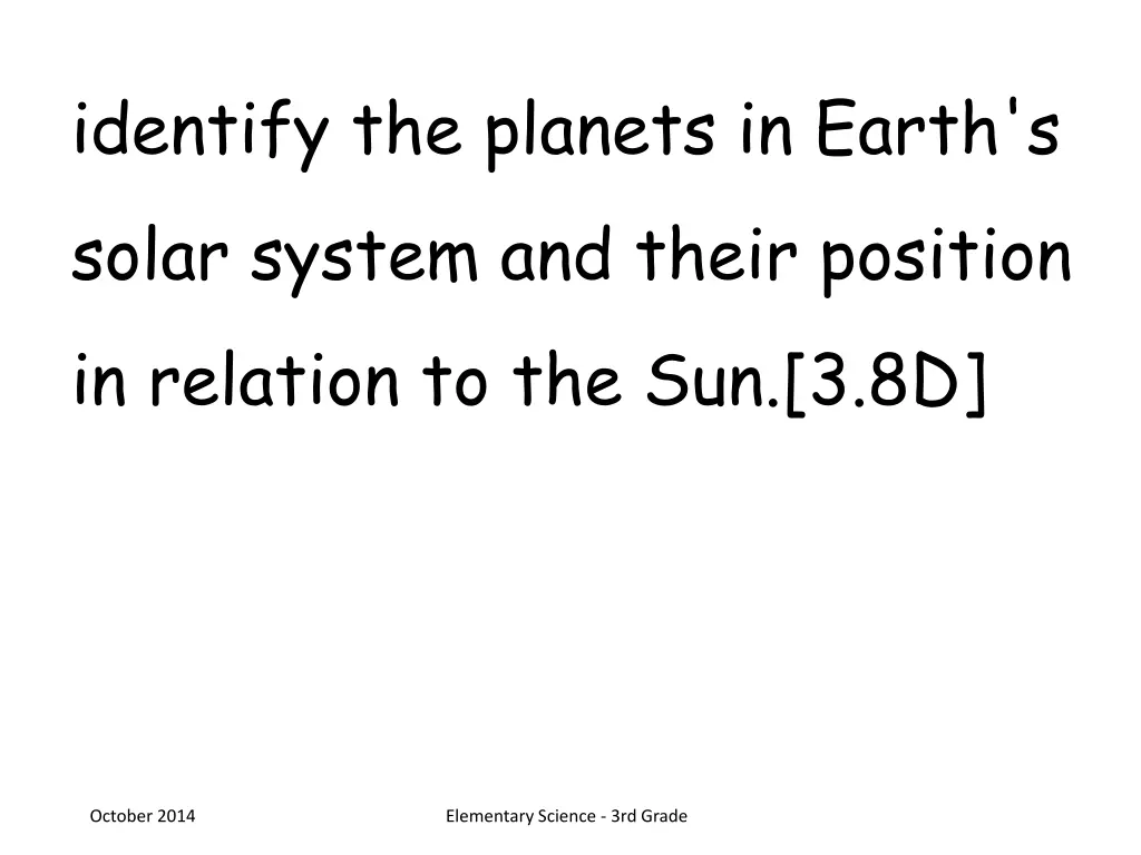 identify the planets in earth s solar system