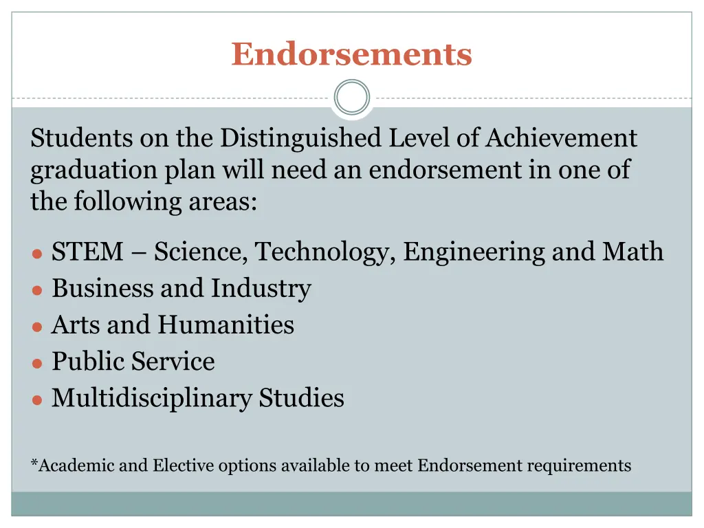 endorsements