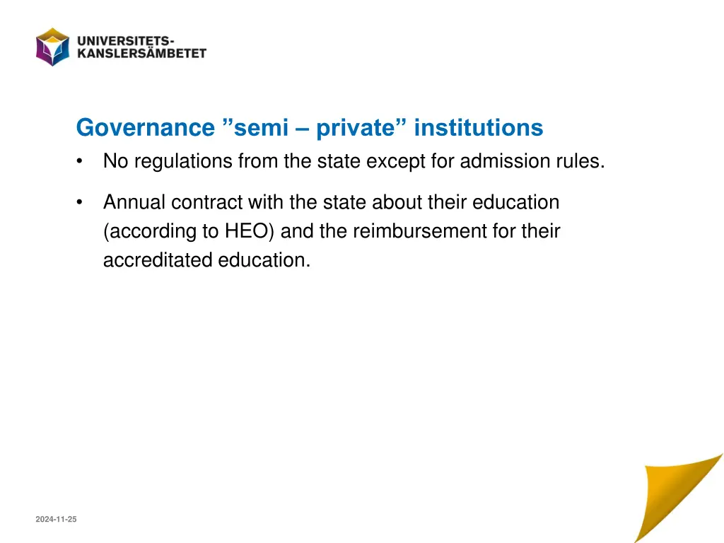 governance semi private institutions