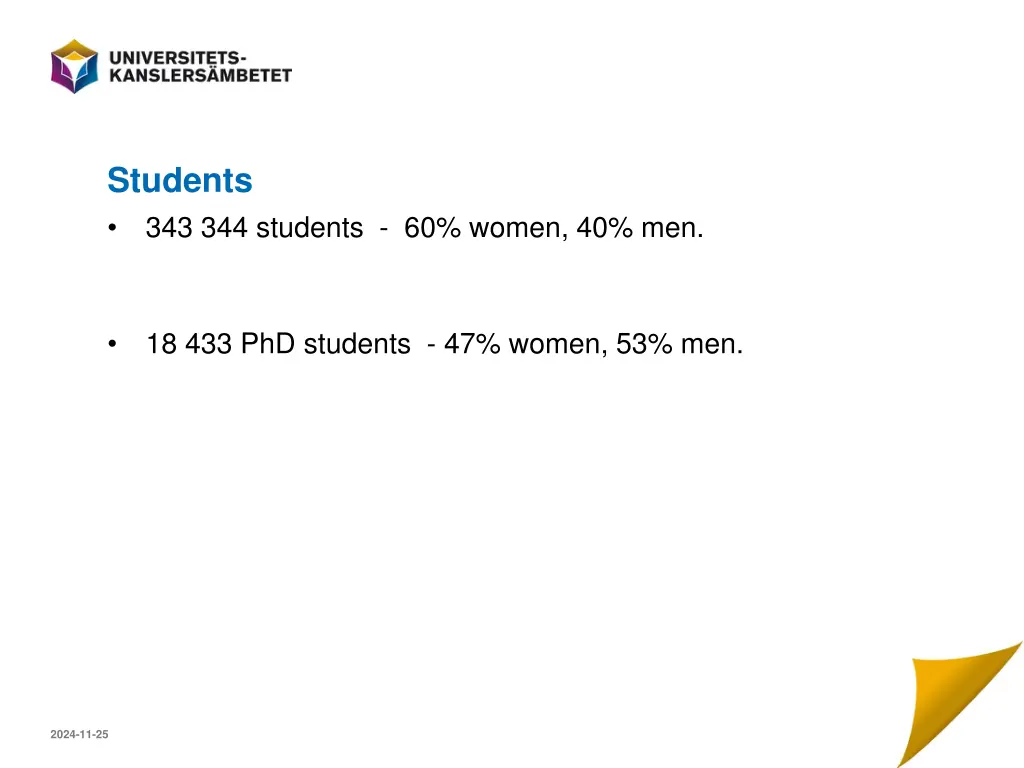 students 343 344 students 60 women 40 men