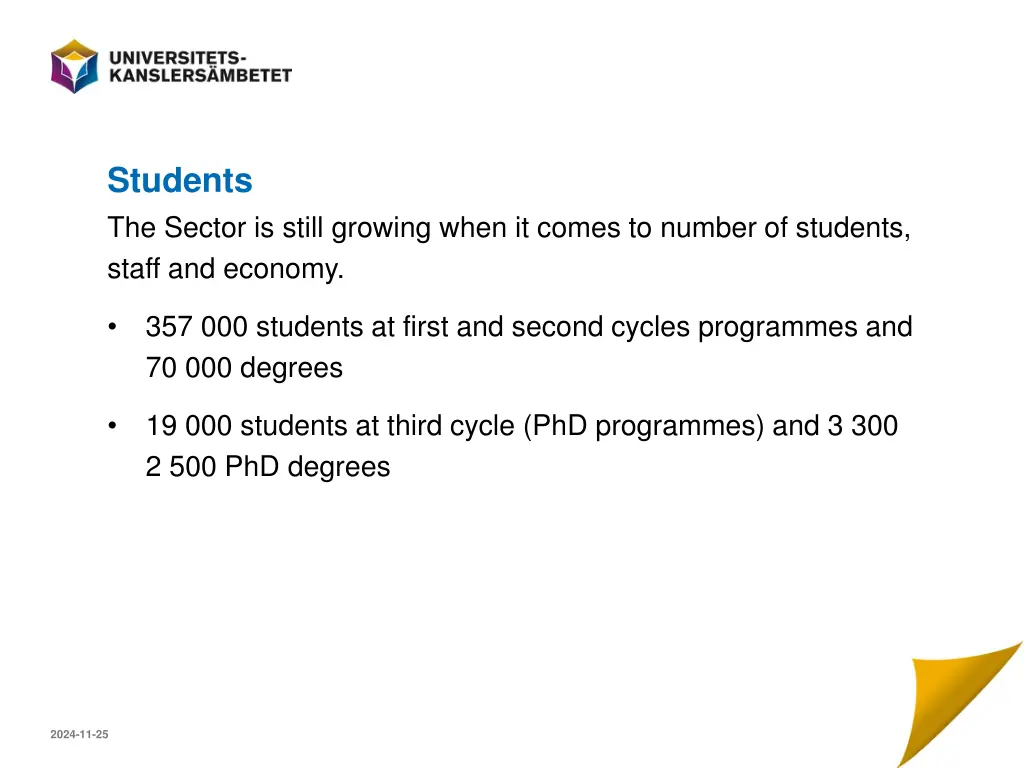 students the sector is still growing when