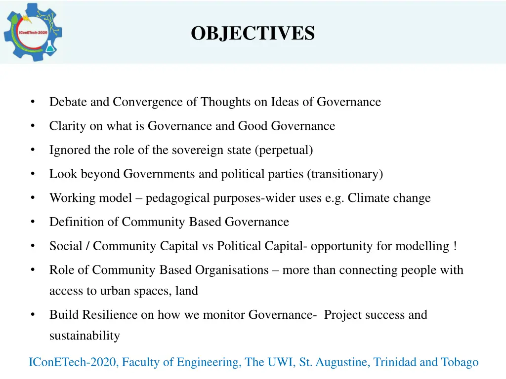 objectives