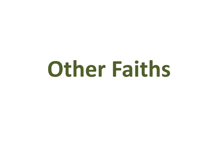 other faiths